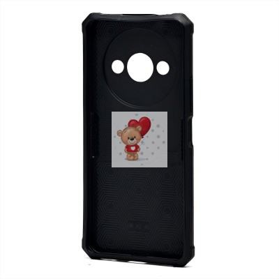 Чехол-накладка для Xiaomi Redmi A3 (черный) - SGP002 противоударный Чехол-накладка для Xiaomi Redmi A3 (черный) - SGP002 противоударный