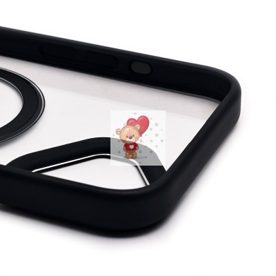 Чехол-накладка для Apple iPhone 16 Plus (черный) - SM004 SafeMag