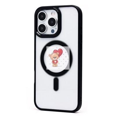 Чехол-накладка для Apple iPhone 16 Pro Max (черный) - SM004 SafeMag