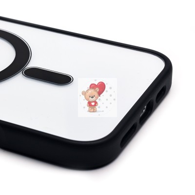 Чехол-накладка для Apple iPhone 16 Pro Max (черный) - SM004 SafeMag