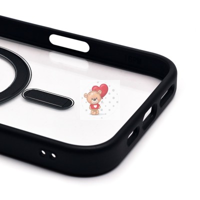 Чехол-накладка для Apple iPhone 16 Pro Max (черный) - SM004 SafeMag