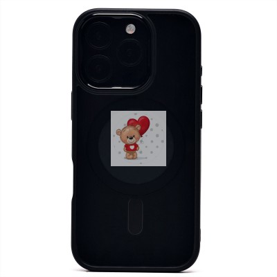 Чехол-накладка для Apple iPhone 16 Pro (черный) - SM004 SafeMag Чехол-накладка для Apple iPhone 16 Pro (черный) - SM004 SafeMag