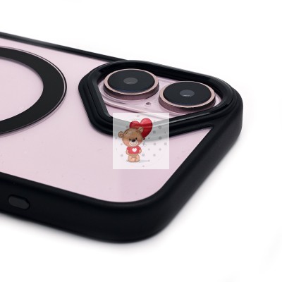 Чехол-накладка для Apple iPhone 16 (черный) - SM004 SafeMag Чехол-накладка для Apple iPhone 16 (черный) - SM004 SafeMag