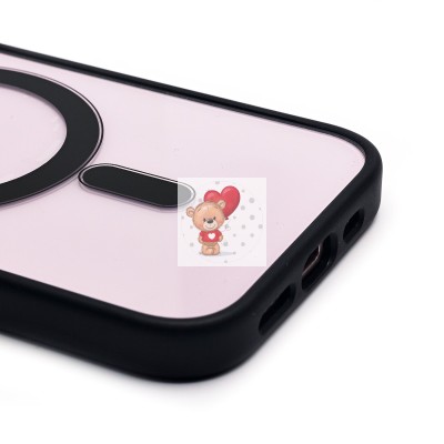 Чехол-накладка для Apple iPhone 16 (черный) - SM004 SafeMag Чехол-накладка для Apple iPhone 16 (черный) - SM004 SafeMag