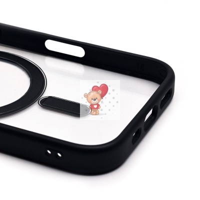 Чехол-накладка для Apple iPhone 16 (черный) - SM004 SafeMag Чехол-накладка для Apple iPhone 16 (черный) - SM004 SafeMag