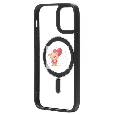 Чехол-накладка для Apple iPhone 12/iPhone 12 Pro (черный) - SM004 SafeMag Чехол-накладка для Apple iPhone 12/iPhone 12 Pro (черный) - SM004 SafeMag