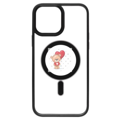 Чехол-накладка для Apple iPhone 13 Pro Max (черный) - SM004 SafeMag