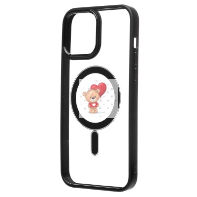 Чехол-накладка для Apple iPhone 13 Pro Max (черный) - SM004 SafeMag