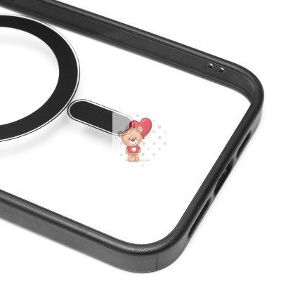 Чехол-накладка для Apple iPhone 13 Pro Max (черный) - SM004 SafeMag