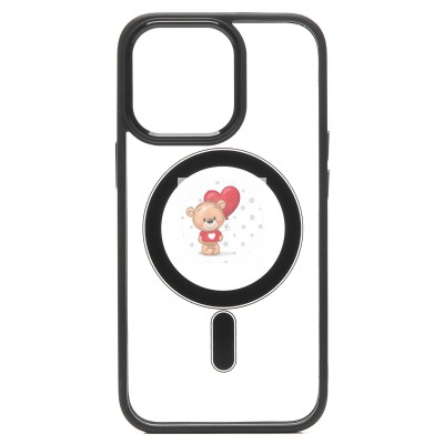 Чехол-накладка для Apple iPhone 13 Pro (черный) - SM004 SafeMag