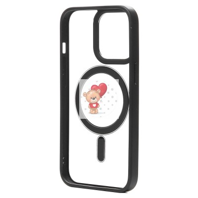 Чехол-накладка для Apple iPhone 13 Pro (черный) - SM004 SafeMag