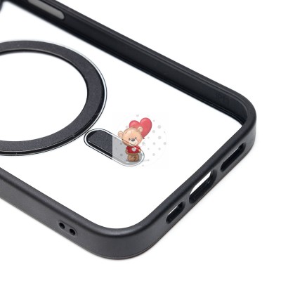 Чехол-накладка для Apple iPhone 13 (черный) - SM004 SafeMag