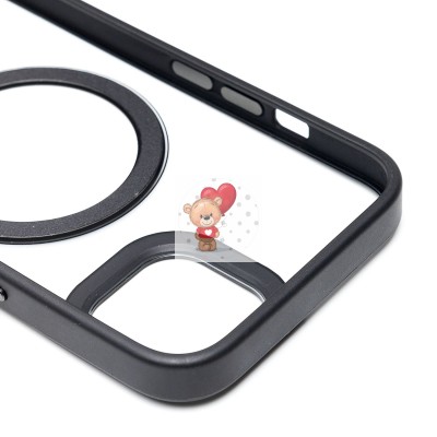 Чехол-накладка для Apple iPhone 13 (черный) - SM004 SafeMag