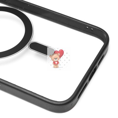 Чехол-накладка для Apple iPhone 14 Pro Max (черный) - SM004 SafeMag Чехол-накладка для Apple iPhone 14 Pro Max (черный) - SM004 SafeMag