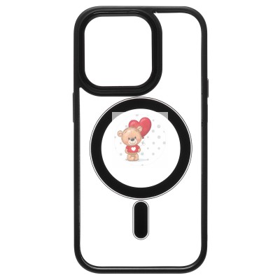 Чехол-накладка для Apple iPhone 14 Pro (черный) - SM004 SafeMag Чехол-накладка для Apple iPhone 14 Pro (черный) - SM004 SafeMag