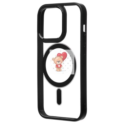 Чехол-накладка для Apple iPhone 14 Pro (черный) - SM004 SafeMag Чехол-накладка для Apple iPhone 14 Pro (черный) - SM004 SafeMag