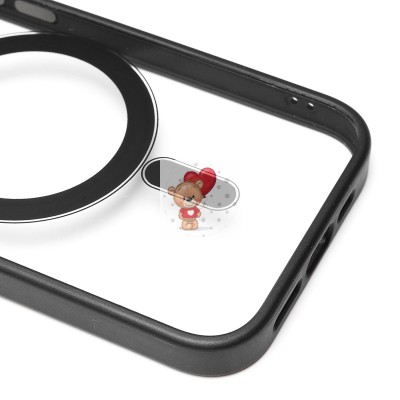 Чехол-накладка для Apple iPhone 14 Pro (черный) - SM004 SafeMag Чехол-накладка для Apple iPhone 14 Pro (черный) - SM004 SafeMag