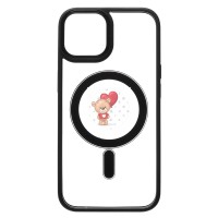 Чехол-накладка для Apple iPhone 14 (черный) - SM004 SafeMag Чехол-накладка для Apple iPhone 14 (черный) - SM004 SafeMag