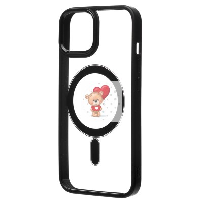 Чехол-накладка для Apple iPhone 14 (черный) - SM004 SafeMag Чехол-накладка для Apple iPhone 14 (черный) - SM004 SafeMag