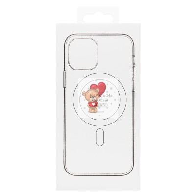 Чехол-накладка для Apple iPhone 14 (черный) - SM004 SafeMag Чехол-накладка для Apple iPhone 14 (черный) - SM004 SafeMag