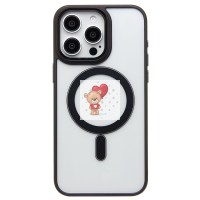 Чехол-накладка для Apple iPhone 15 Pro Max (черный) - SM004 SafeMag