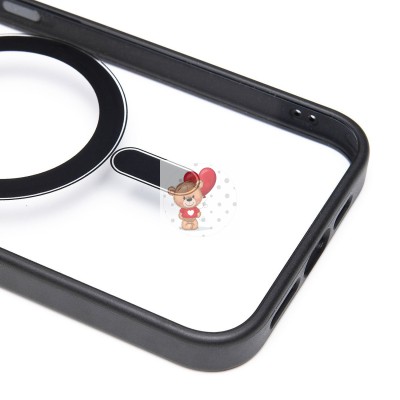 Чехол-накладка для Apple iPhone 15 Pro Max (черный) - SM004 SafeMag