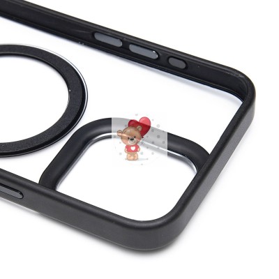 Чехол-накладка для Apple iPhone 15 Pro Max (черный) - SM004 SafeMag