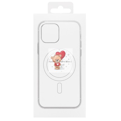 Чехол-накладка для Apple iPhone 15 Pro Max (черный) - SM004 SafeMag