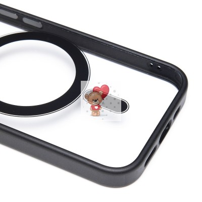 Чехол-накладка для Apple iPhone 15 Pro (черный) - SM004 SafeMag