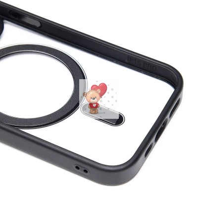 Чехол-накладка для Apple iPhone 15 Pro (черный) - SM004 SafeMag