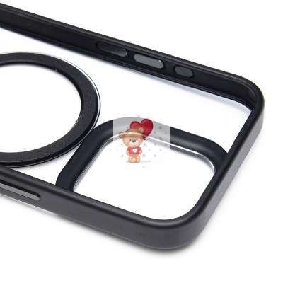 Чехол-накладка для Apple iPhone 15 Pro (черный) - SM004 SafeMag