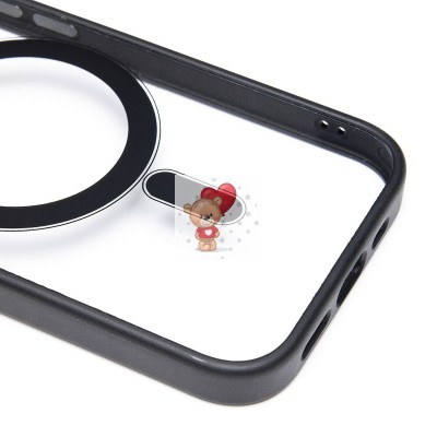 Чехол-накладка для Apple iPhone 15 (черный) - SM004 SafeMag