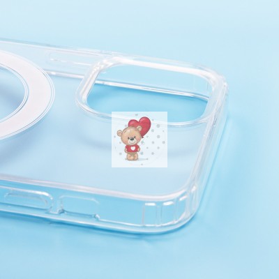 Чехол-накладка для Apple iPhone 12 (прозрачный) - SM006 SafeMag