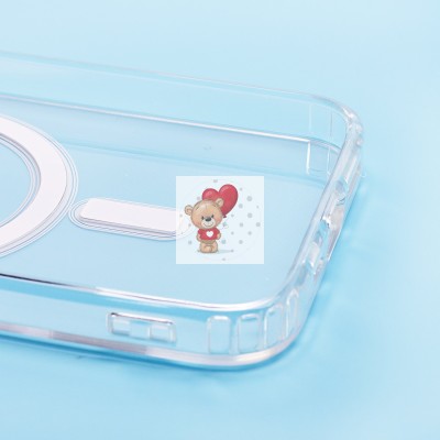 Чехол-накладка для Apple iPhone 12 (прозрачный) - SM006 SafeMag