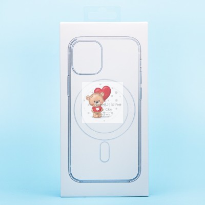 Чехол-накладка для Apple iPhone 12 (прозрачный) - SM006 SafeMag