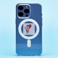 Чехол-накладка для Apple iPhone 13 Pro (прозрачный) - SM006 SafeMag Чехол-накладка для Apple iPhone 13 Pro (прозрачный) - SM006 SafeMag