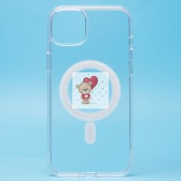 Чехол-накладка для Apple iPhone 14 Plus (прозрачный) - SM006 SafeMag