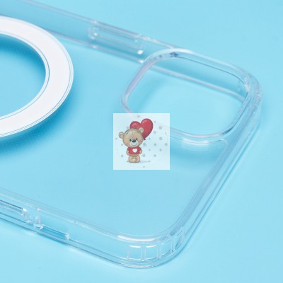 Чехол-накладка для Apple iPhone 14 Plus (прозрачный) - SM006 SafeMag