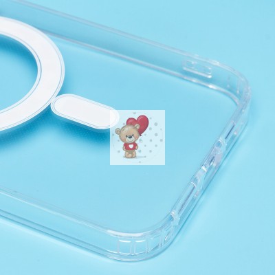 Чехол-накладка для Apple iPhone 14 Plus (прозрачный) - SM006 SafeMag