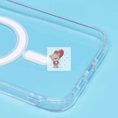 Чехол-накладка для Apple iPhone 14 Plus (прозрачный) - SM006 SafeMag