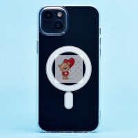 Чехол-накладка для Apple iPhone 15 Plus (прозрачный) - SM006 SafeMag