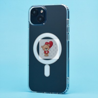 Чехол-накладка для Apple iPhone 15 Plus (прозрачный) - SM006 SafeMag