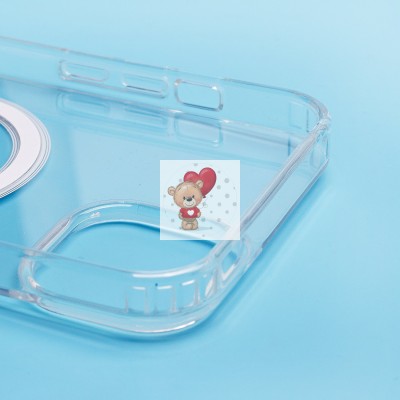 Чехол-накладка для Apple iPhone 15 Plus (прозрачный) - SM006 SafeMag