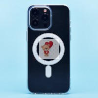 Чехол-накладка для Apple iPhone 15 Pro Max (прозрачный) - SM006 SafeMag