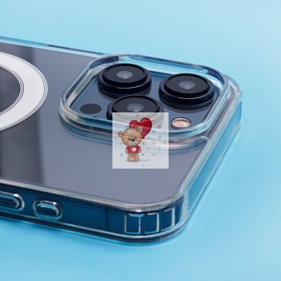 Чехол-накладка для Apple iPhone 15 Pro Max (прозрачный) - SM006 SafeMag Чехол-накладка для Apple iPhone 15 Pro Max (прозрачный) - SM006 SafeMag