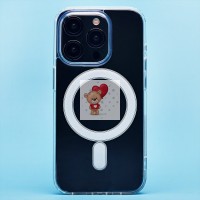 Чехол-накладка для Apple iPhone 15 Pro (прозрачный) - SM006 SafeMag Чехол-накладка для Apple iPhone 15 Pro (прозрачный) - SM006 SafeMag