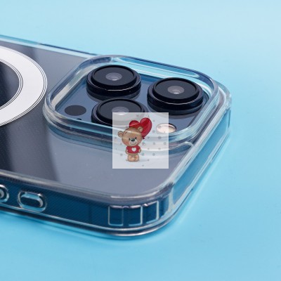 Чехол-накладка для Apple iPhone 15 Pro (прозрачный) - SM006 SafeMag