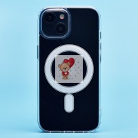 Чехол-накладка для Apple iPhone 15 (прозрачный) - SM006 SafeMag