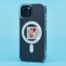 Чехол-накладка для Apple iPhone 15 (прозрачный) - SM006 SafeMag