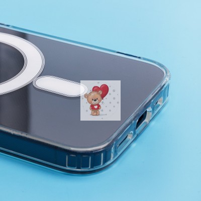 Чехол-накладка для Apple iPhone 15 (прозрачный) - SM006 SafeMag
